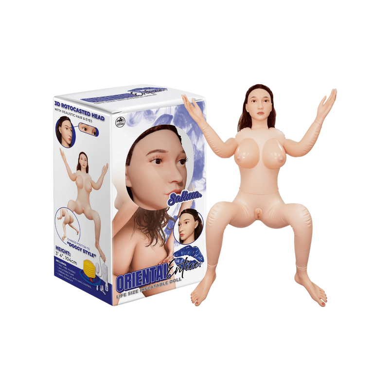 Sakiua - Life Size 3D Rotocasted Head Inflatable Doll
