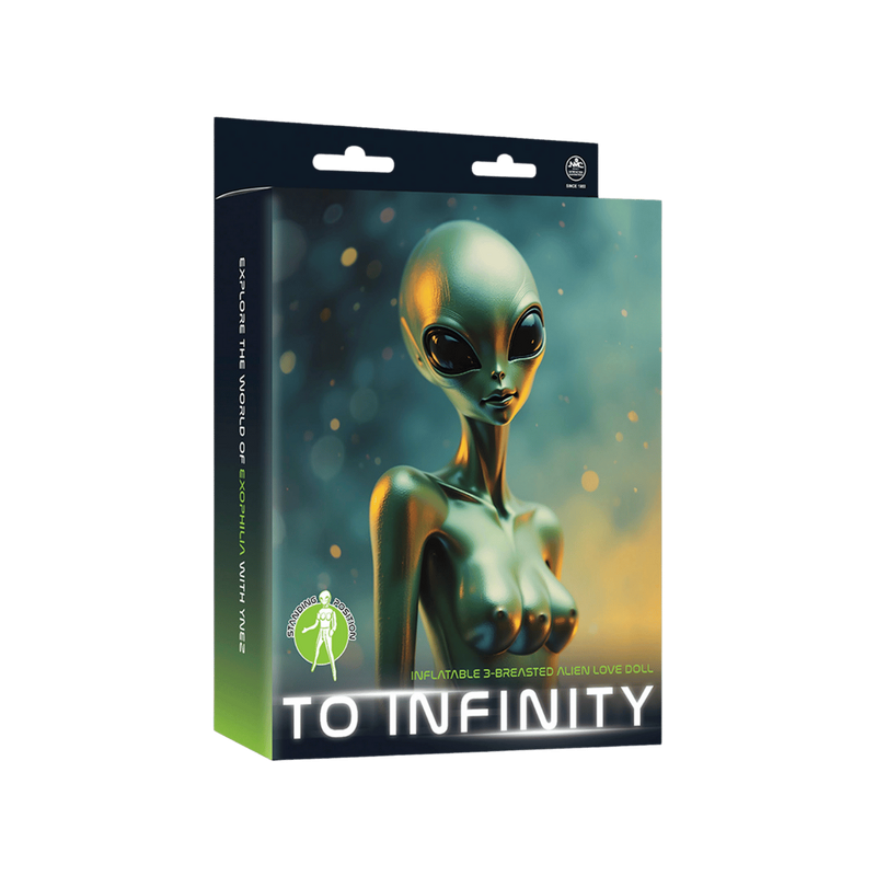 Inflatable 3-Breasted Alien Love Doll - (Ynez Standing)