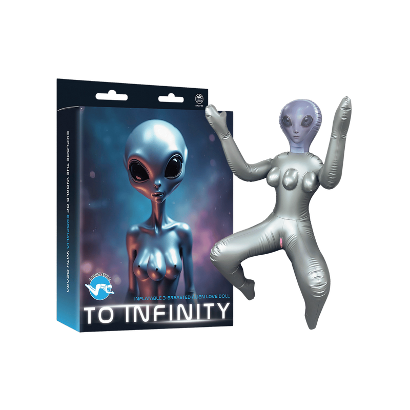 Inflatable 3-Breasted Alien Love Doll - (Ozara Doggy Style)
