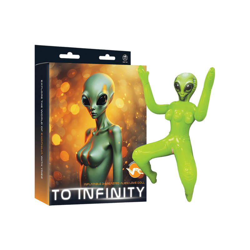 Inflatable 3-Breasted Alien Love Doll - (Ynez Doggy Style)