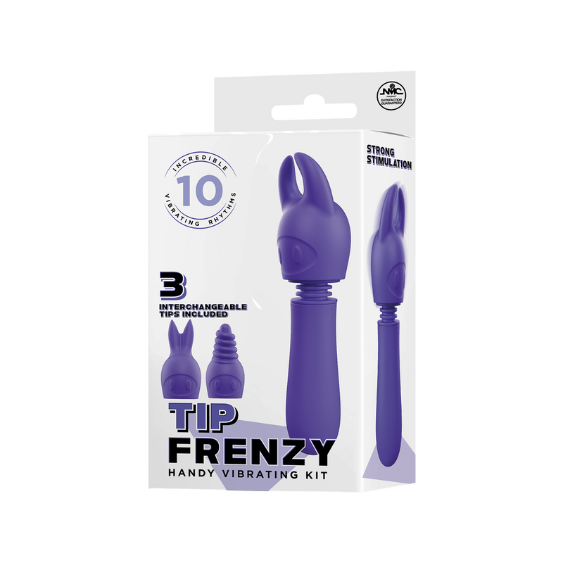 Tip Frenzy Vibrating Kit - Excellent Power (Purple)