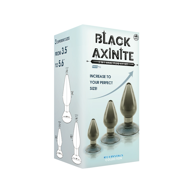 3 In 1 Anal Plug Kit Set (Traditional smoke)