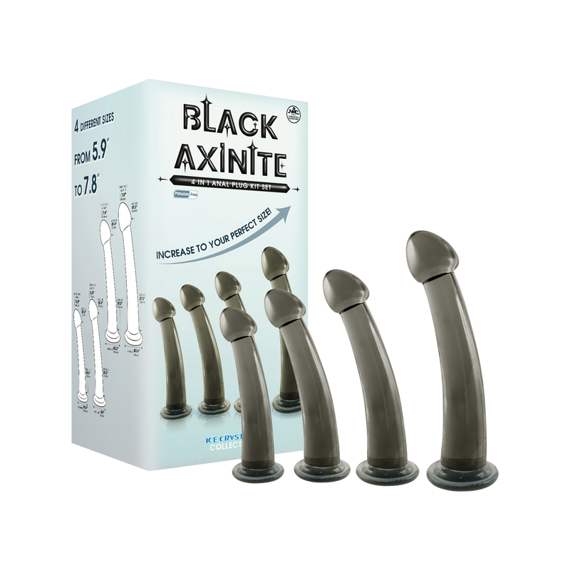 4 In 1 Anal Plug Kit Set (Smoke)