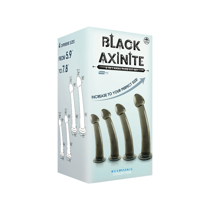 4 In 1 Anal Plug Kit Set (Smoke)