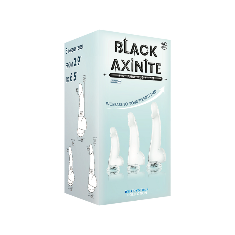 3 In 1 Anal Plug Kit Set (Cock clear)