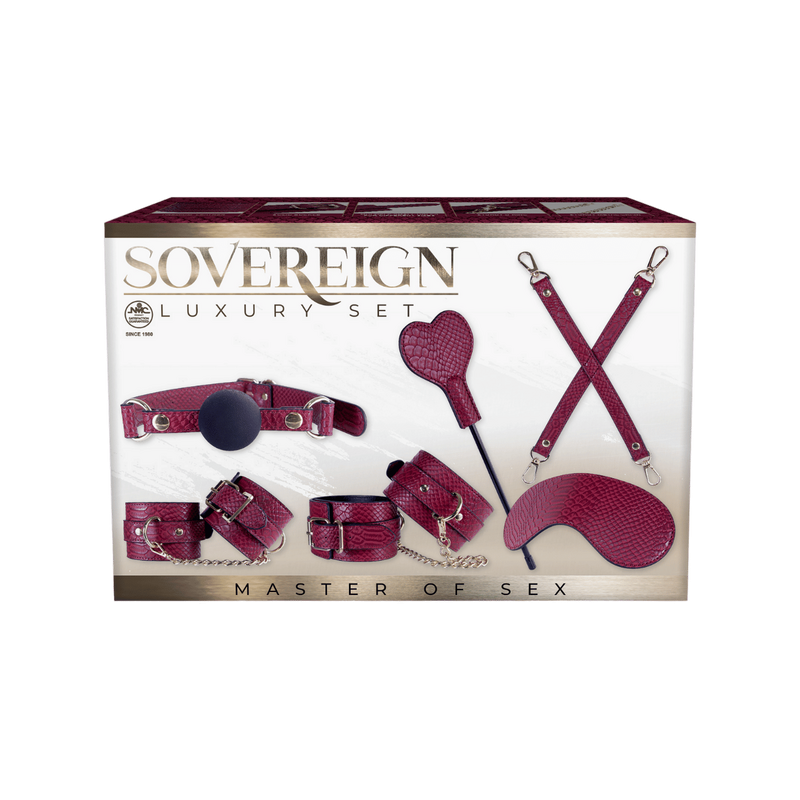 Sovereign Luxury Bondage Kit - Master of Sex (Red)