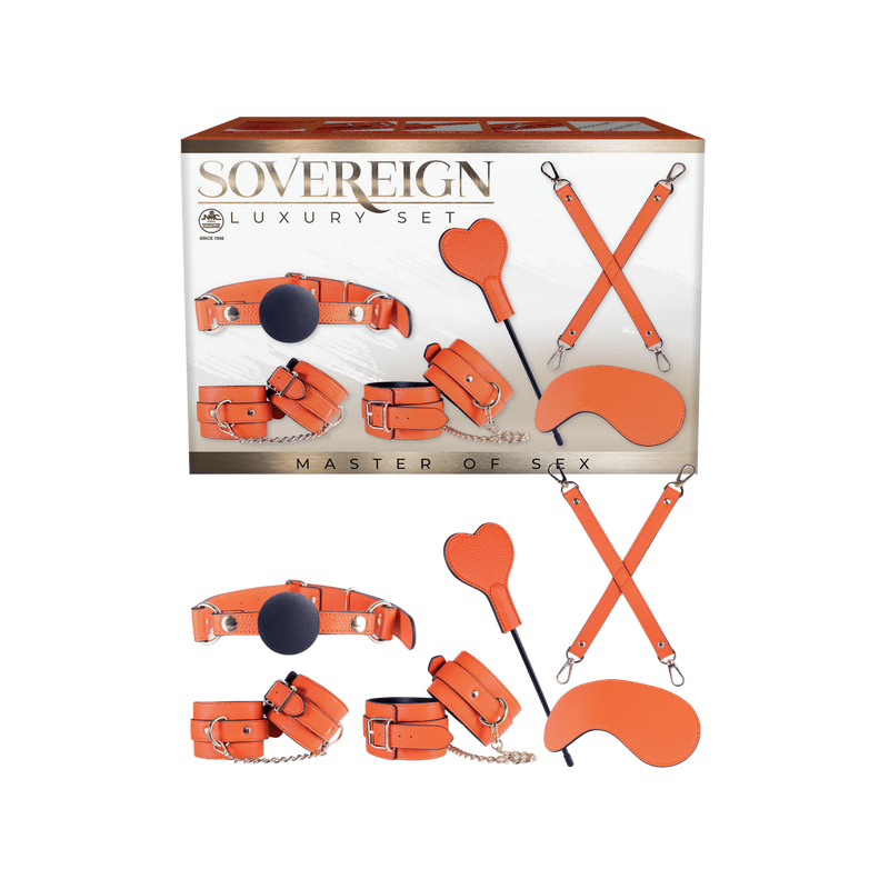 Sovereign Luxury Bondage Kit - Master of Sex (Orange)