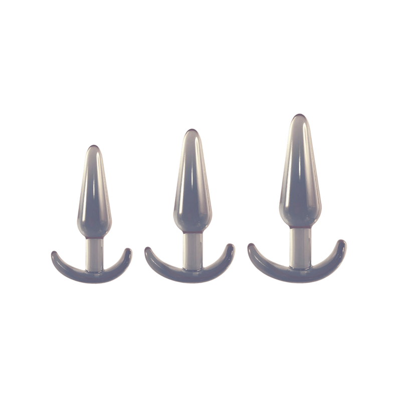 Butt Fantasy - Triple Tapered Anal Plug Set (Smoke)