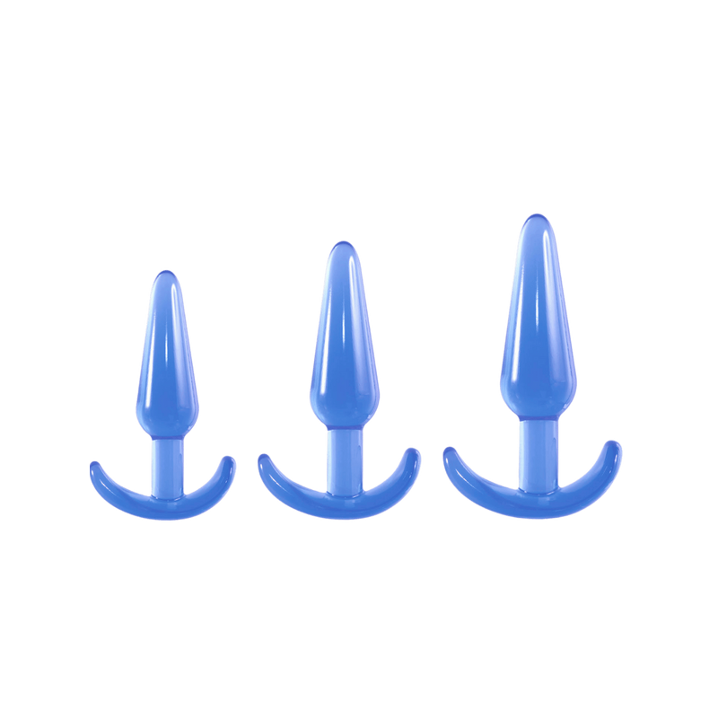 Butt Fantasy - Triple Tapered Anal Plug Set (Blue)