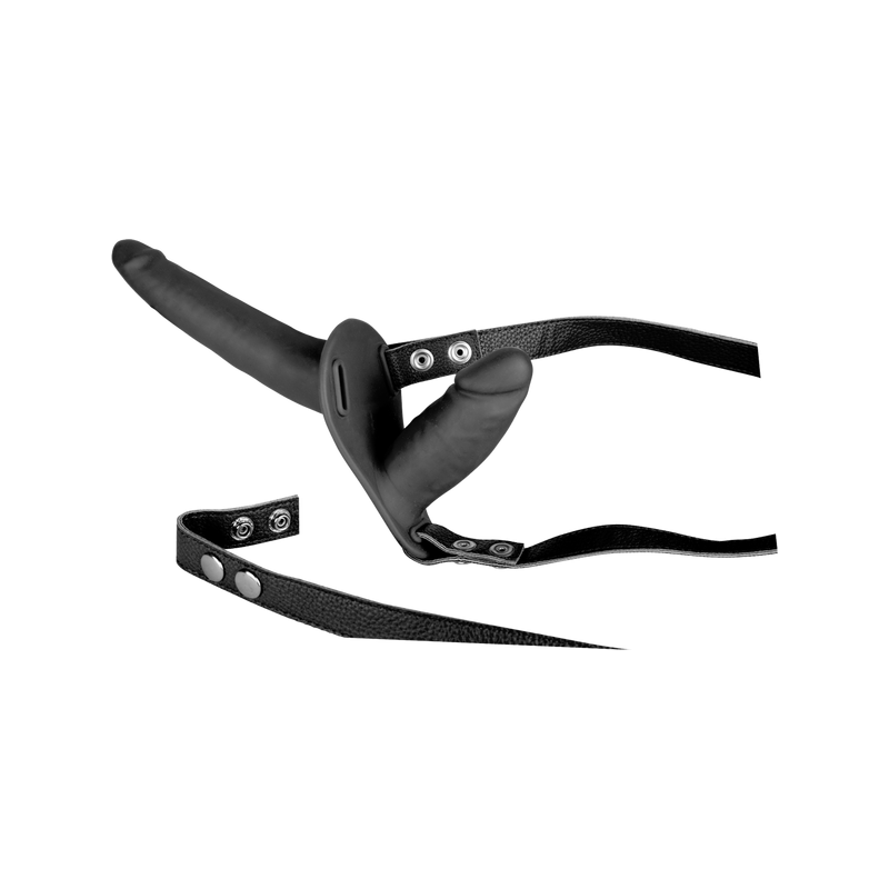 Dual Dildo Sex Companion Strap-on Harness (Black)