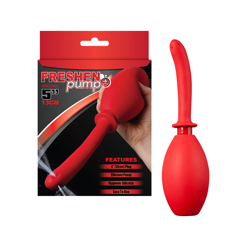 Freshen Pump Anal Douche Smooth (Red)