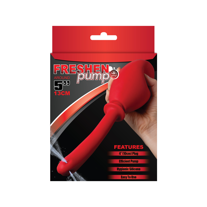 Freshen Pump Anal Douche Smooth (Red)