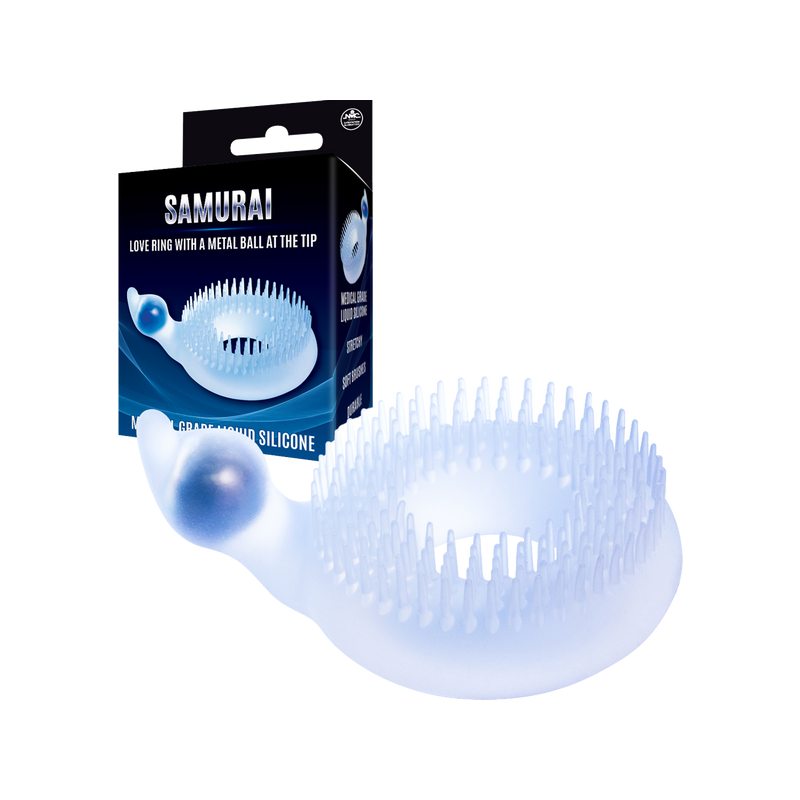 Samurai Silicone Love Ring (Clear)