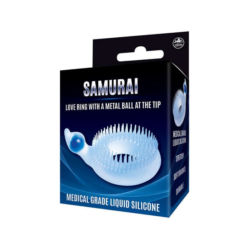 Samurai Silicone Love Ring (Clear)