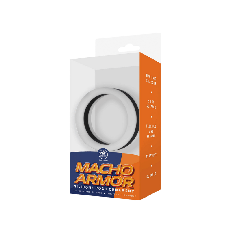 Macho Armor Cock Ornament (Black)