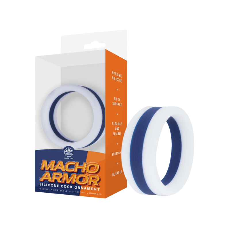 Macho Armor Cock Ornament (Blue)