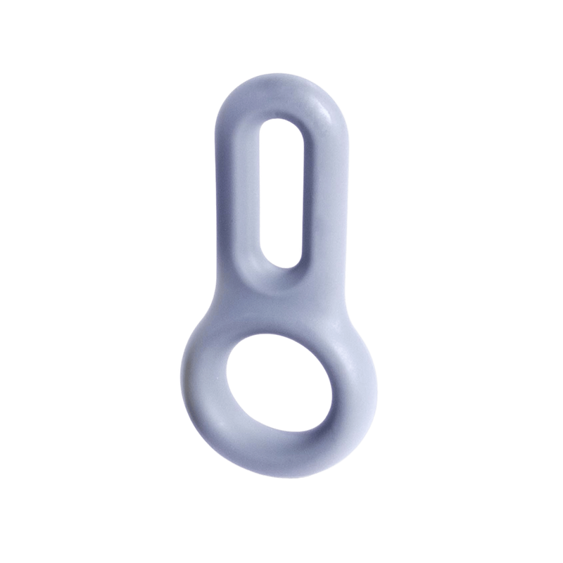 Macho Armor Stretchy Silicone Cock & Ball Ring (Grey)
