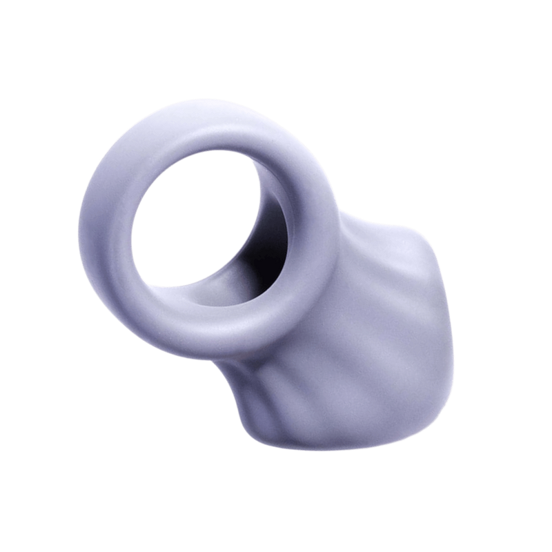 Macho Armor Silicone Cock & Ball Ring (Grey)