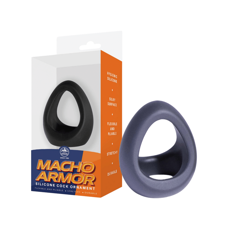 Macho Armor Cock & Ball Ring (Black)