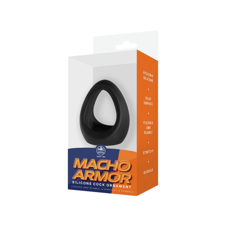 Macho Armor Cock & Ball Ring (Black)