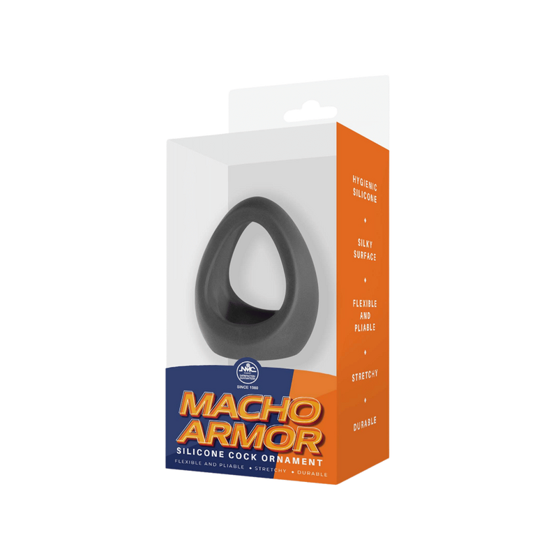 Macho Armor Cock & Ball Ring (Grey)
