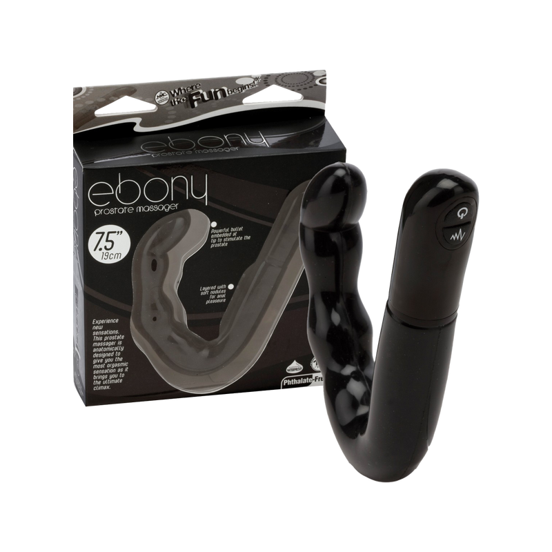 Ebony Prostate Massager (Black)