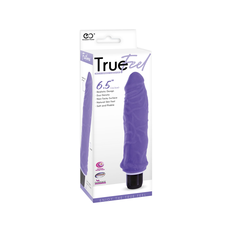 Ribbed Vibrating Dildo - 6.5