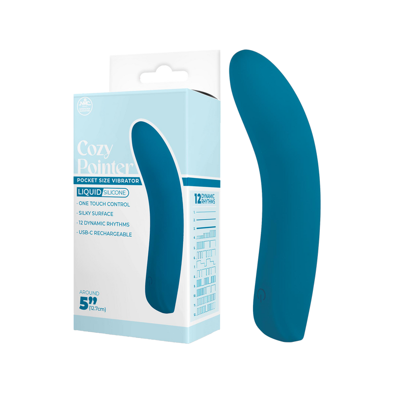 Cozy Pointer Vibrator (Blue)