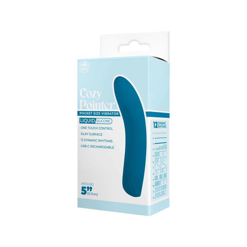 Cozy Pointer Vibrator (Blue)