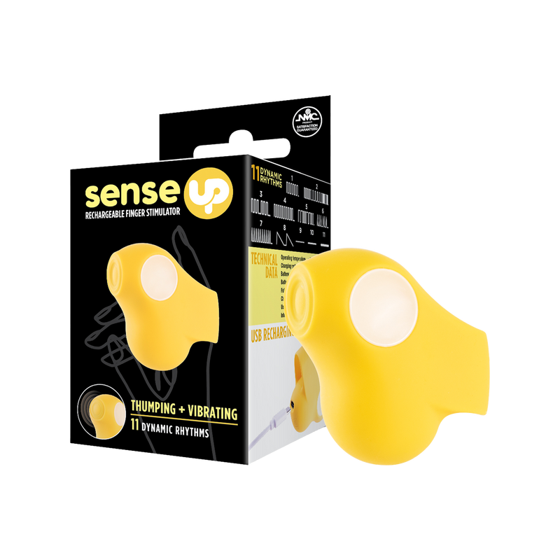 Sense Up Finger Stimulator (Yellow)