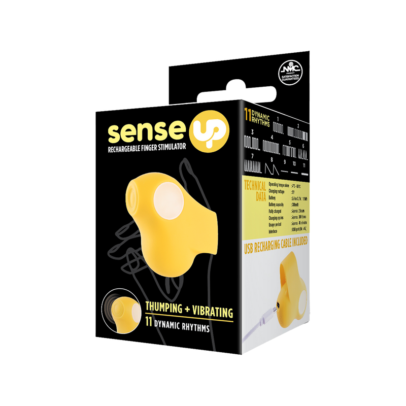 Sense Up Finger Stimulator (Yellow)