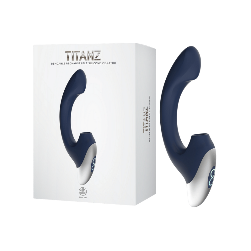 Titanz Thumping Vibrator - Excellent Power (Blue)