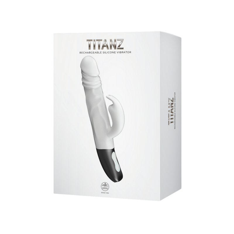 Titanz Rotating Rabbit Vibrator - Excellent Power (White)