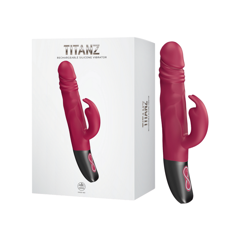 Titanz Rotating Rabbit Vibrator - Excellent Power (Pink)