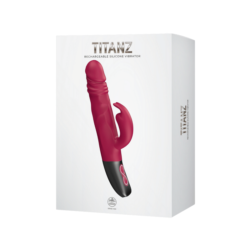 Titanz Rotating Rabbit Vibrator - Excellent Power (Pink)