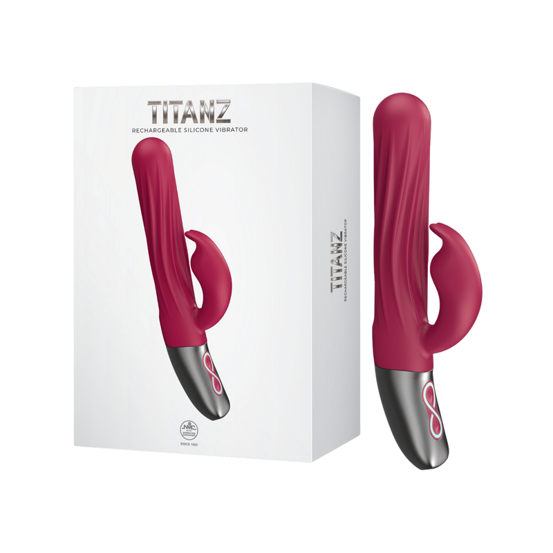 Titanz Thrusting Rabbit Vibrator - Excellent Power (Pink)