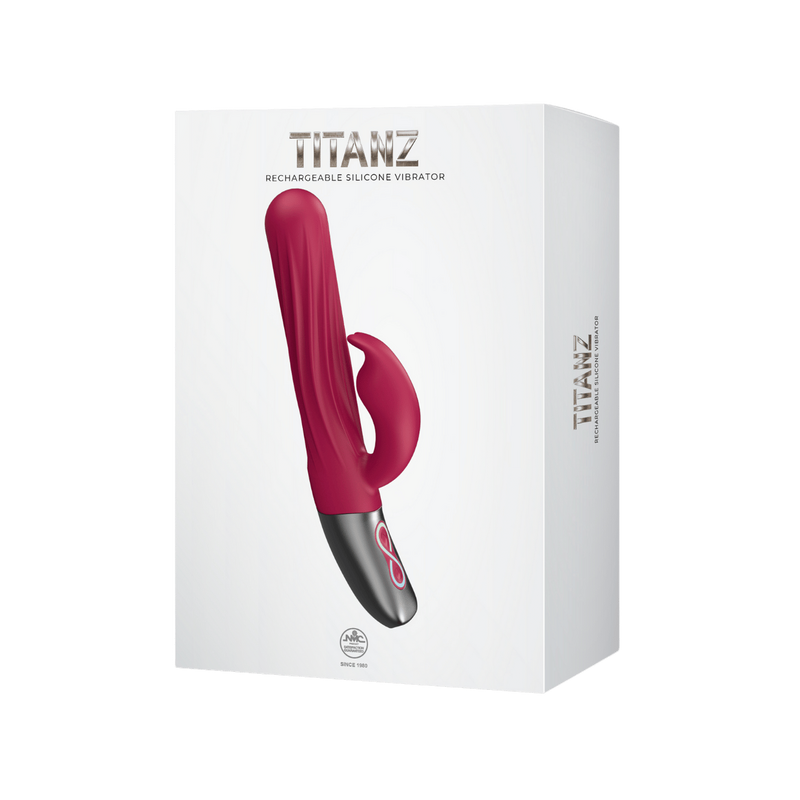 Titanz Thrusting Rabbit Vibrator - Excellent Power (Pink)