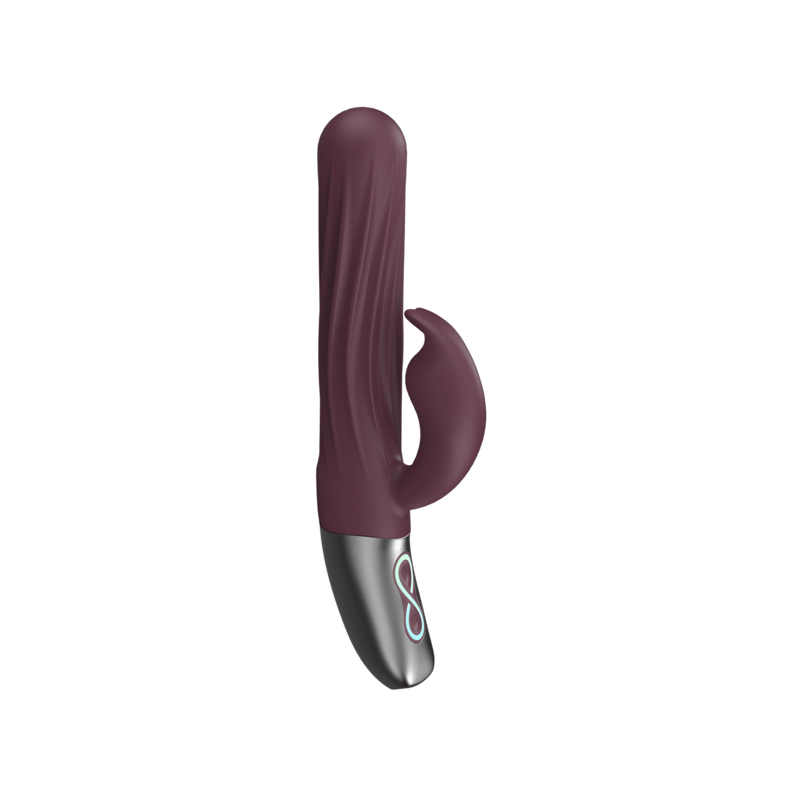 Titanz Thrusting Rabbit Vibrator - Excellent Power (Rubine Red)
