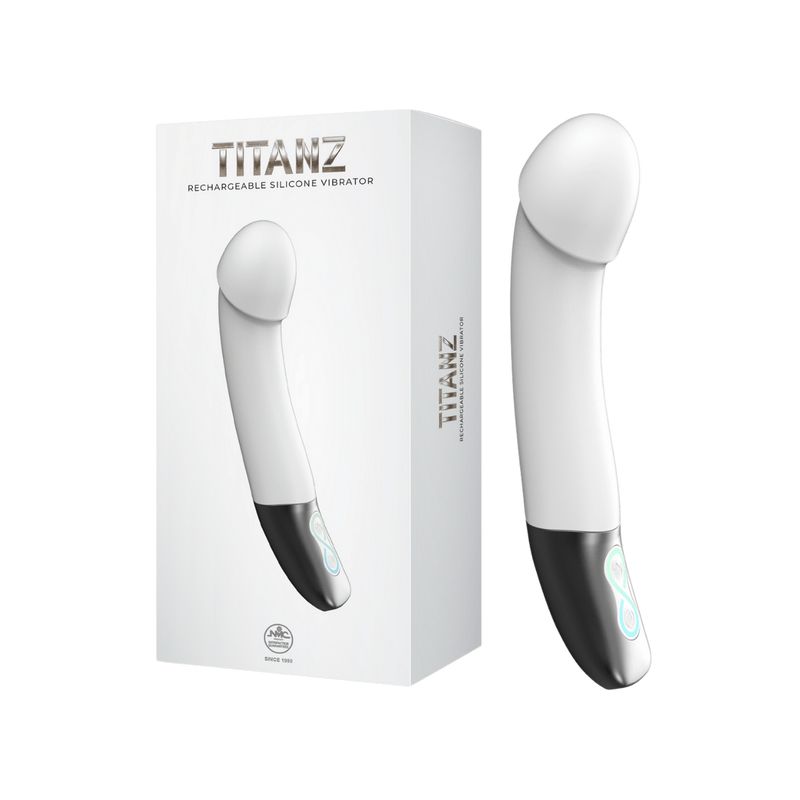 Rechargeable Silicone Vibrator (White)