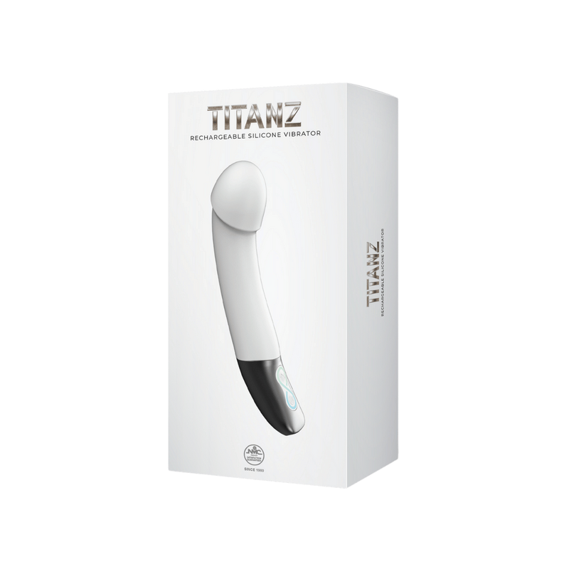 Rechargeable Silicone Vibrator (White)