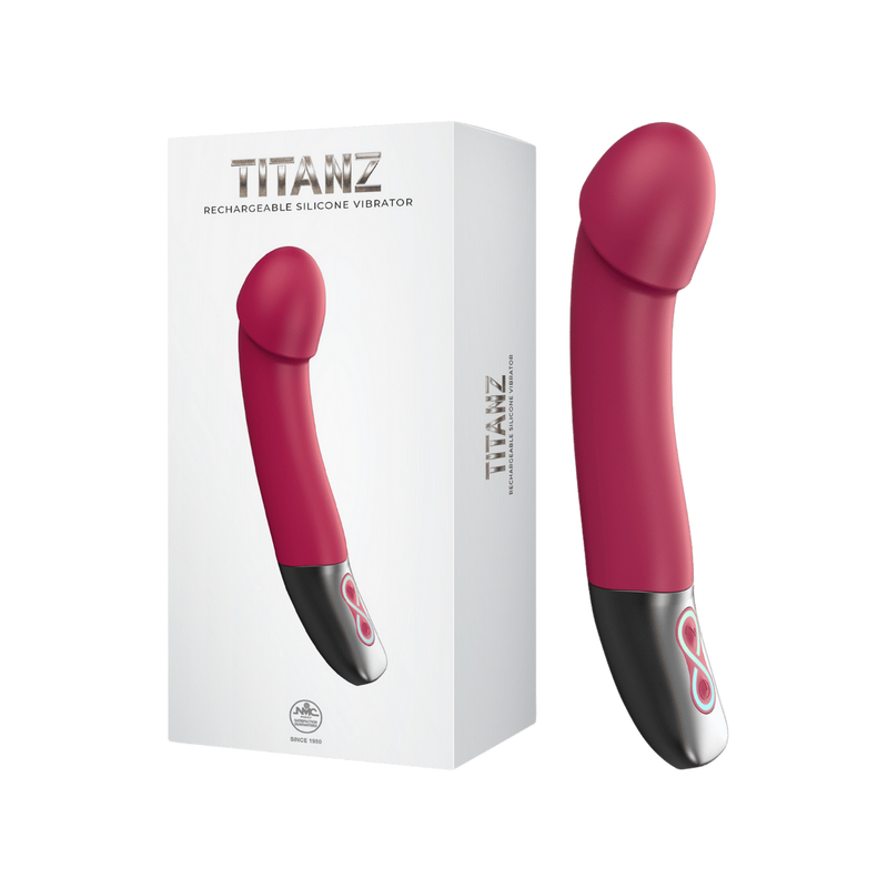 Rechargeable Silicone Vibrator (Pink)