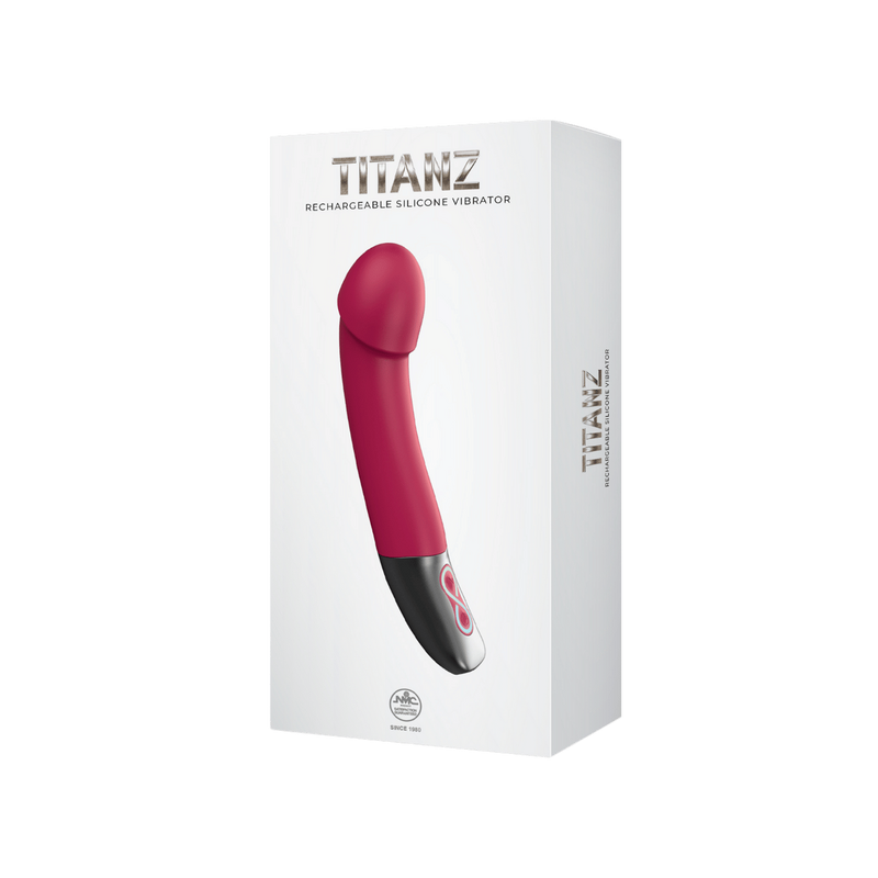 Rechargeable Silicone Vibrator (Pink)
