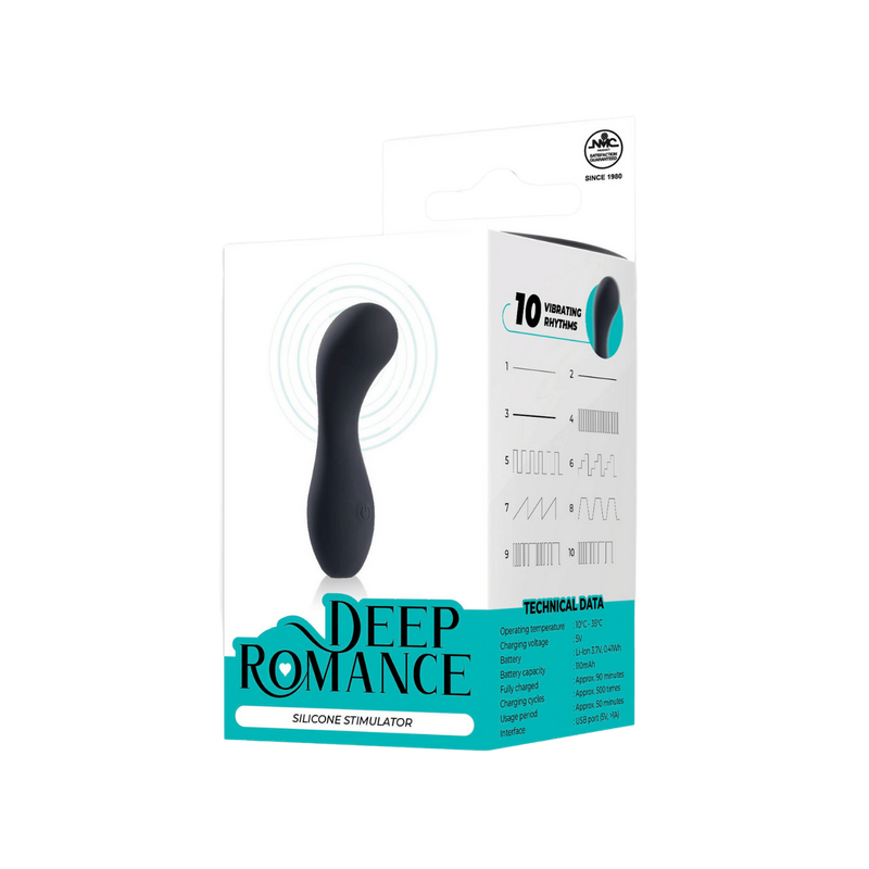 Deep Romance Silicone Stimulator - 3.7