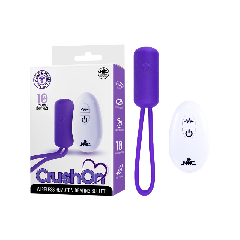 Wireless Remote Vibrating Bullet (Purple)