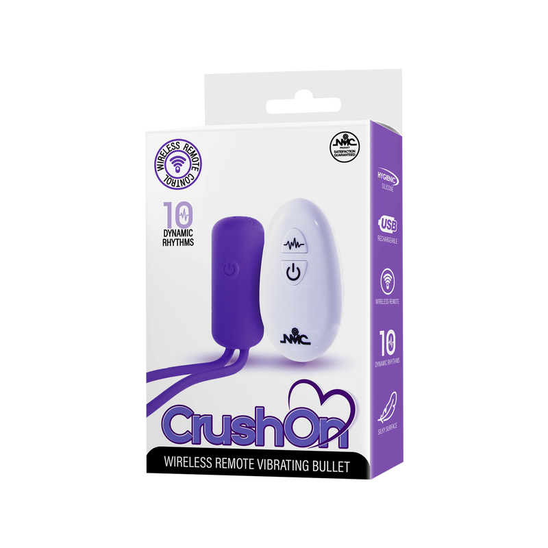 Wireless Remote Vibrating Bullet (Purple)
