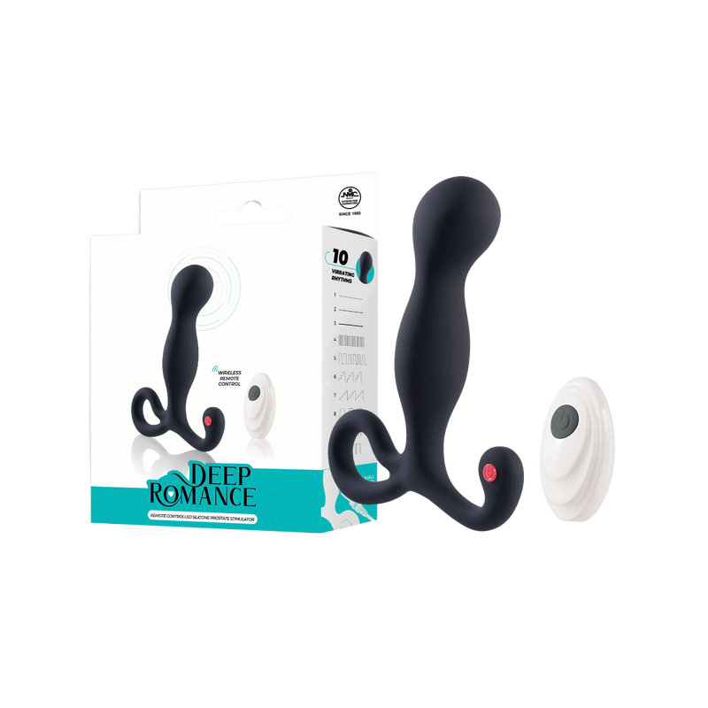 Deep Romance Remote Controlled Prostate Stimulator (Black)