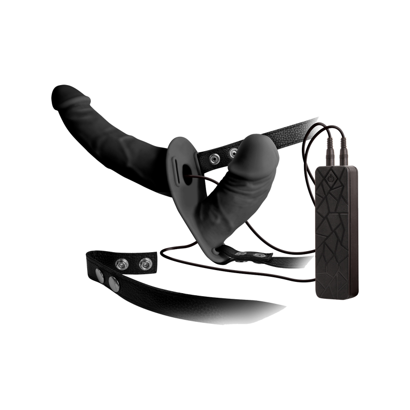Double Thruster Strap-on (Dark Skin Tone)