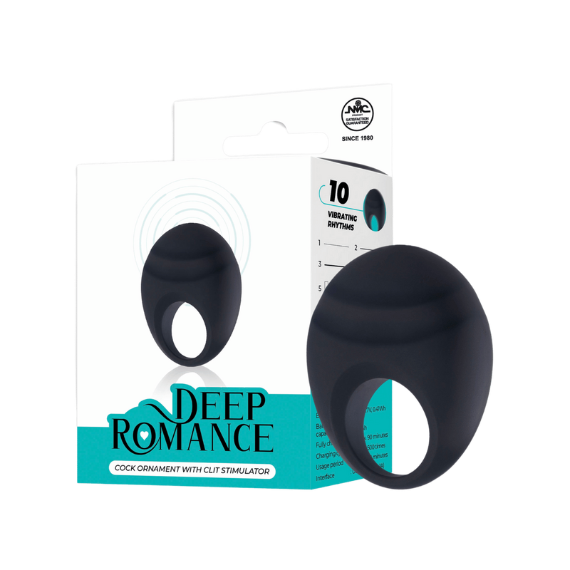 Deep Romance Cock Ornament with Clit Stimulator