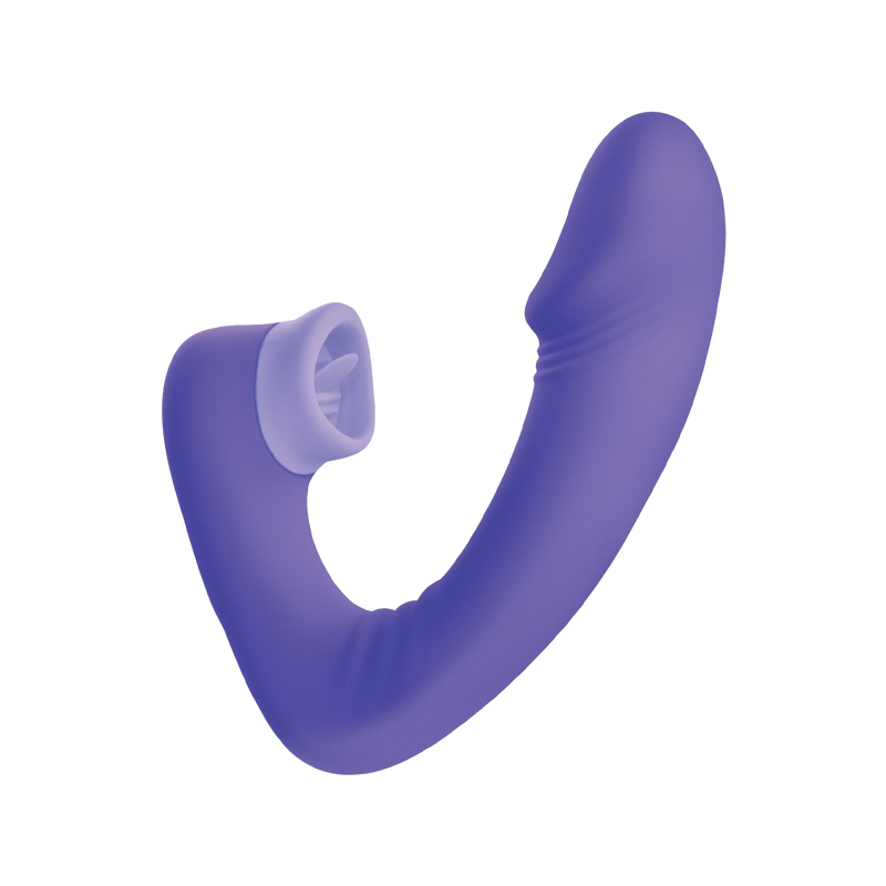 Dual Motor Wearable Vibrator (Purple)