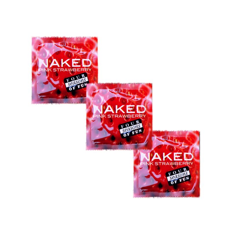 Four Seasons Naked Strawberry 144's Condoms